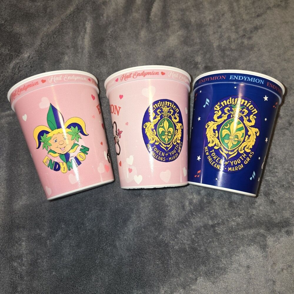 Lot Of 3 Krewe Of Endymion 2026 Mardi Gras New Orleans Cups